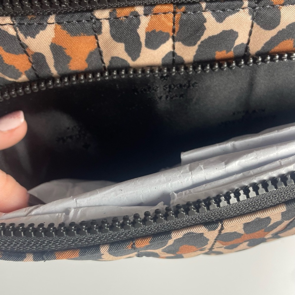 NWT Kate Spade Leopard Print Backpack - Picture 9 of 16